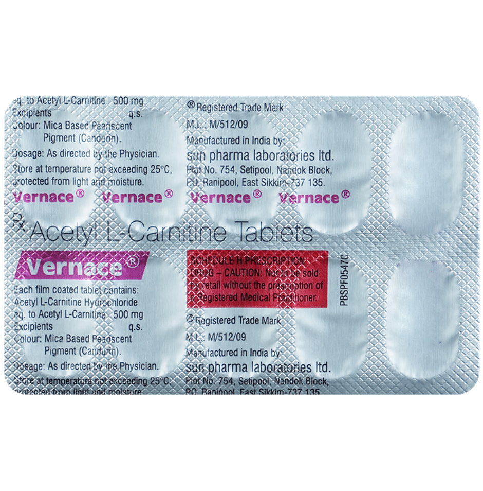 Vernace 500mg Tablet