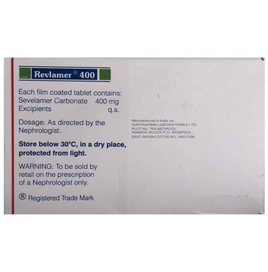 Revlamer 400 Tablet