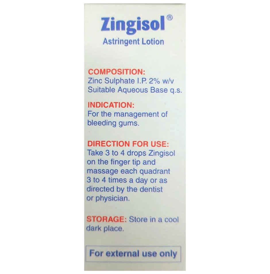 New Zingisol Astringent Lotion