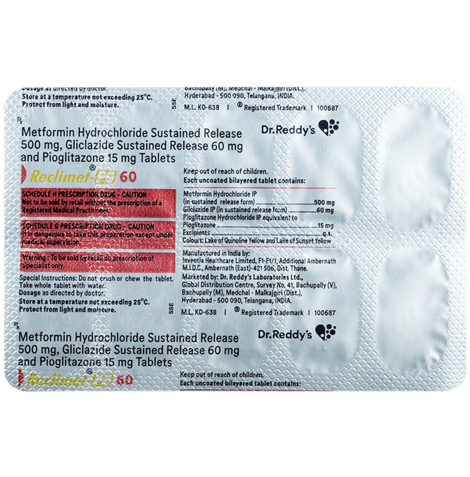 Reclimet-PG 60 Tablet SR