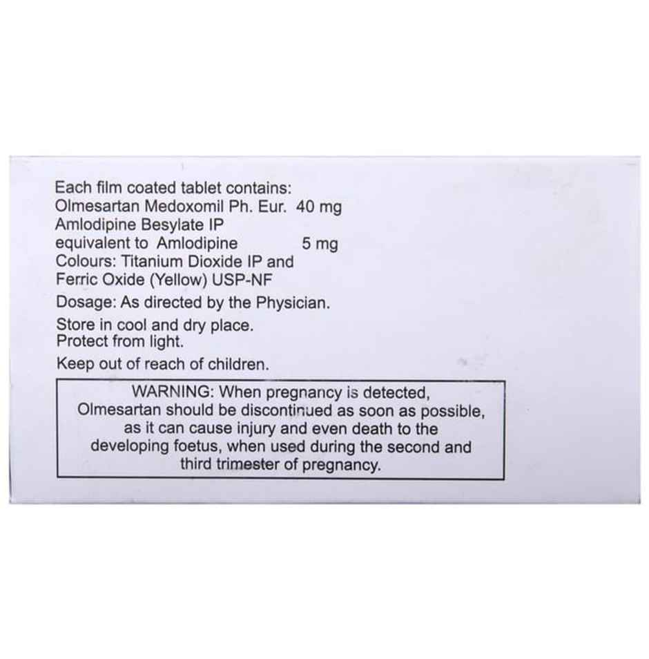 Olmesar A 40 Tablet
