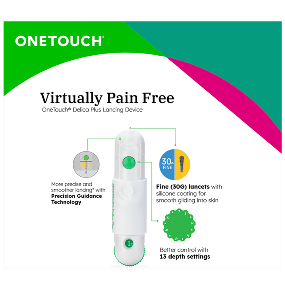 OneTouch Delica Plus 30G Lancet