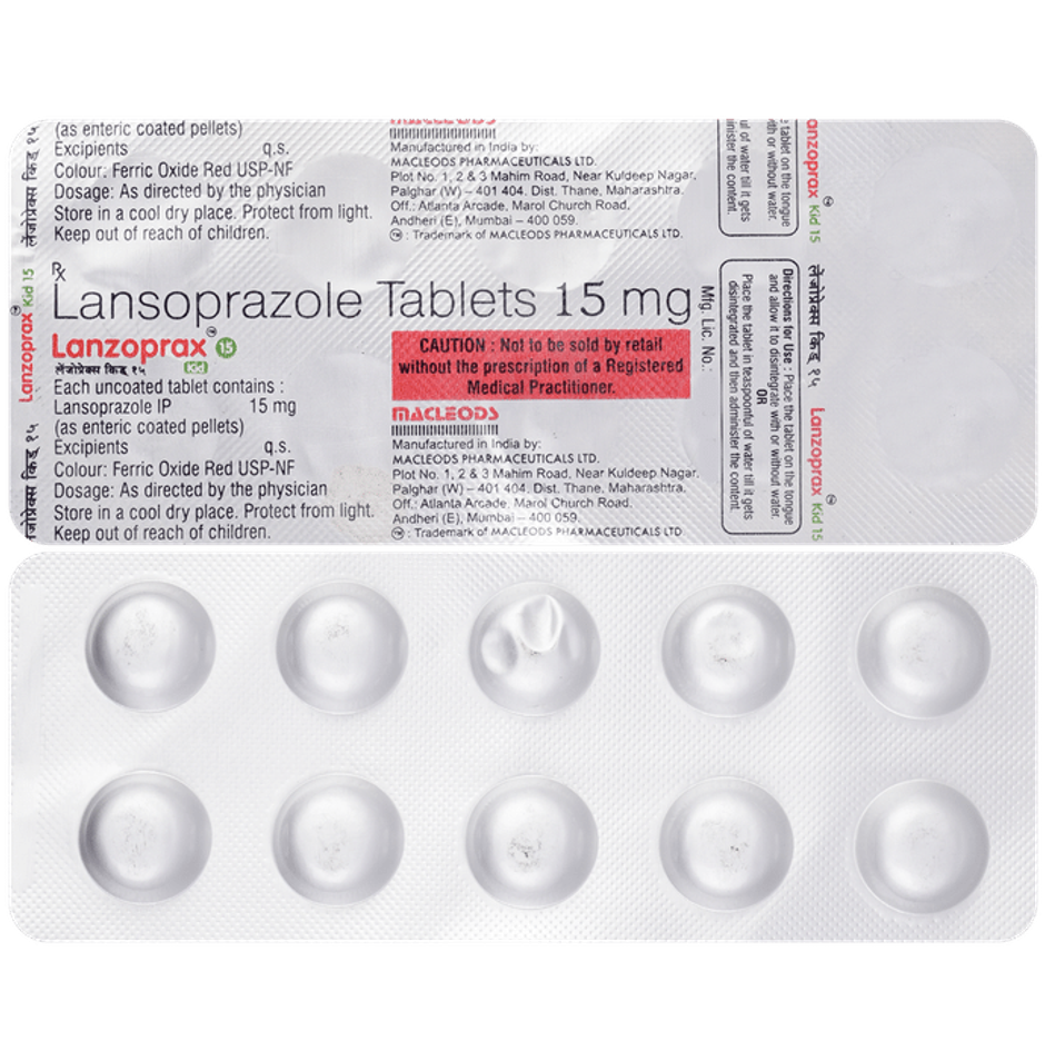 Lanzoprax Kid 15 Tablet