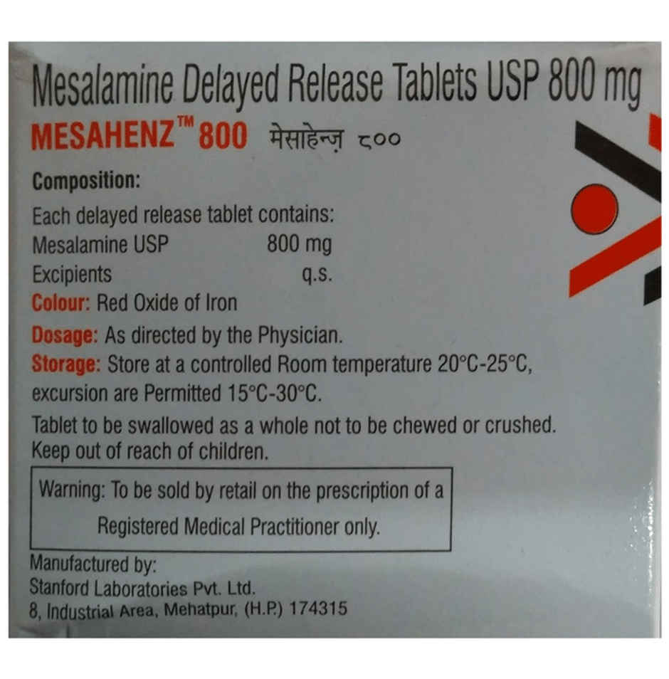 Mesahenz 800 Tablet DR