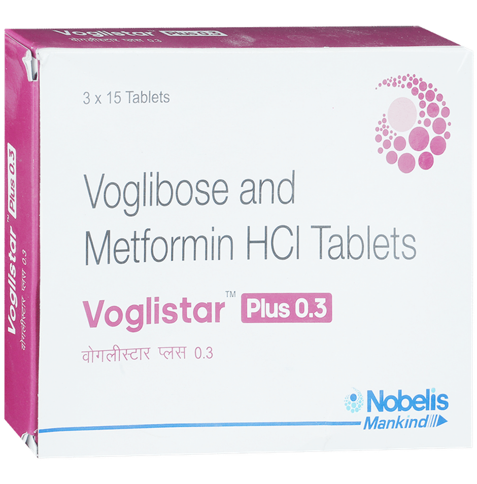 Voglistar Plus 0.3 Tablet