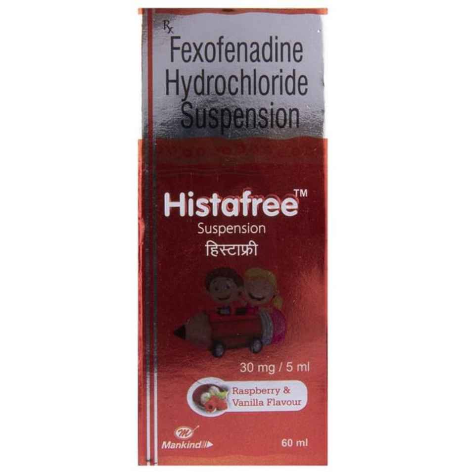 Histafree Raspberry & Vanilla Flavour Oral Suspension