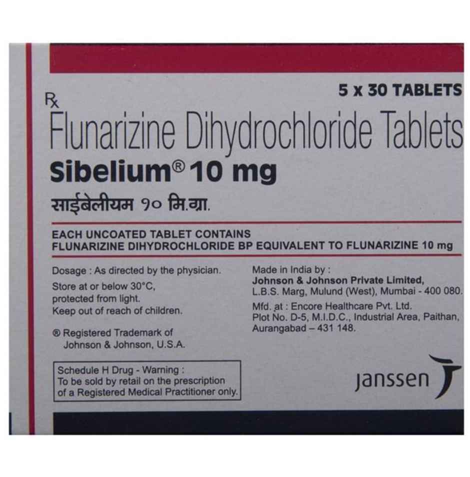 Sibelium 10mg Tablet