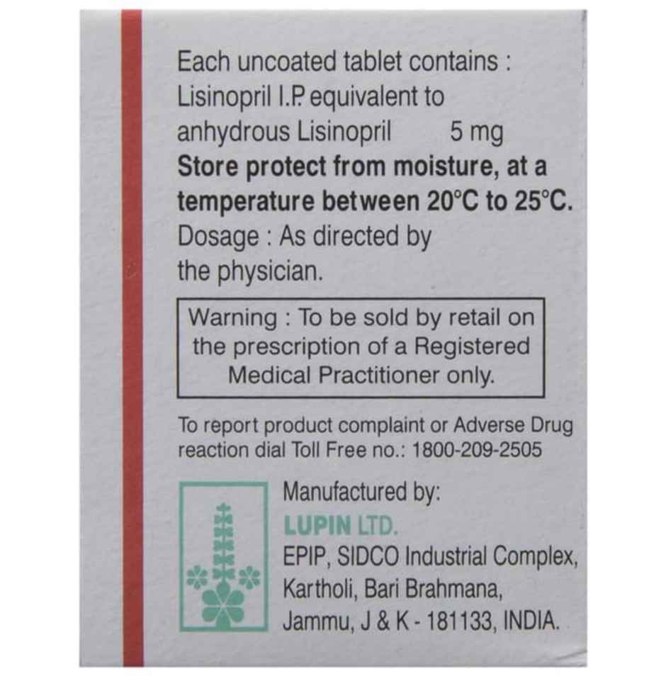 Lipril 5 Tablet