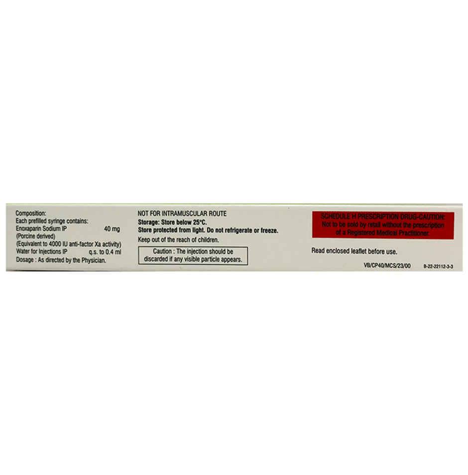 Corparin-40 Pre-Filled Syringe