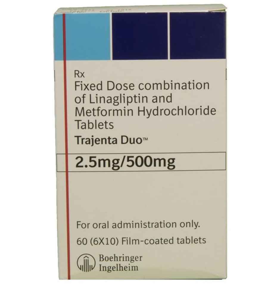 Trajenta Duo 2.5mg/500mg Tablet