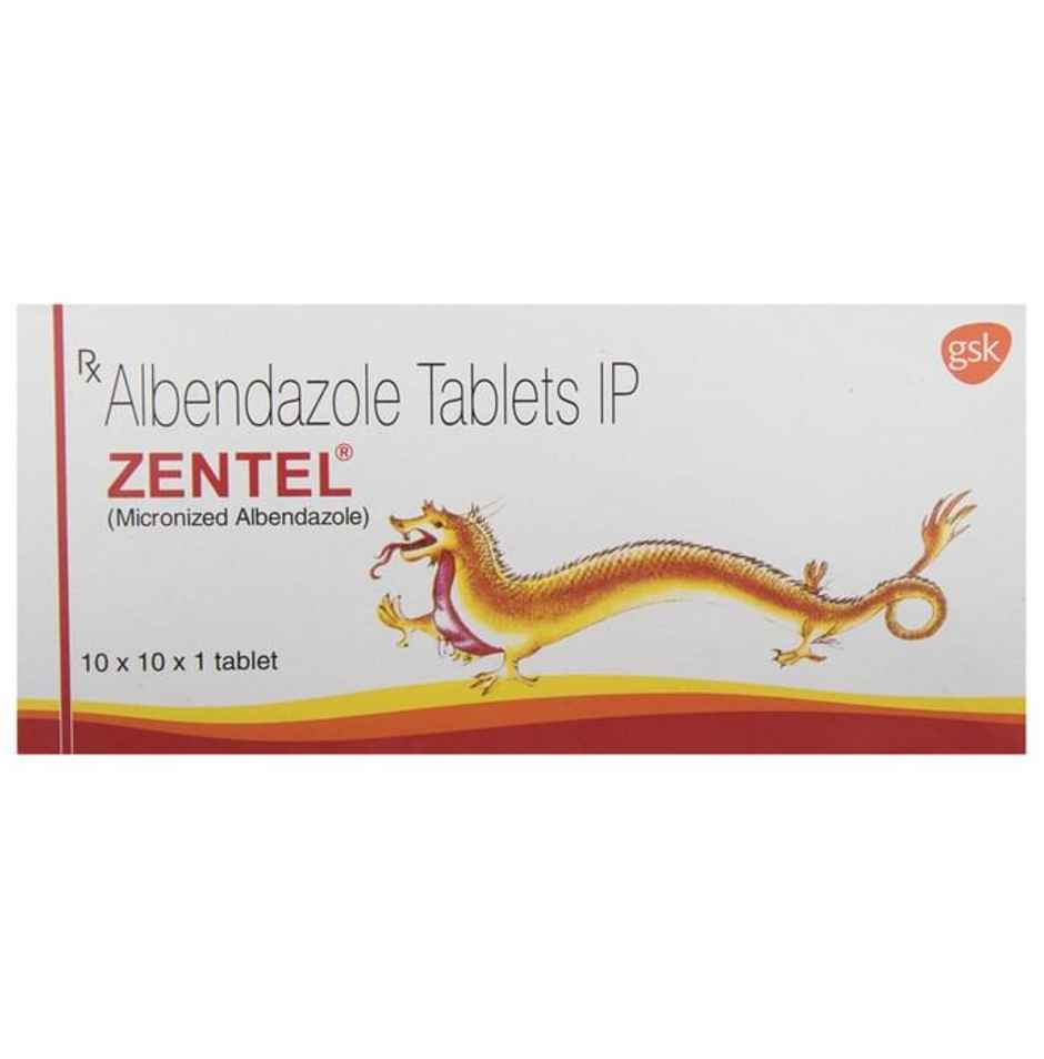 Zentel 400mg Tablet