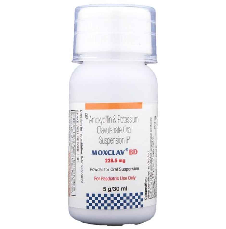 Moxclav BD 228.5mg Powder for Oral Suspension