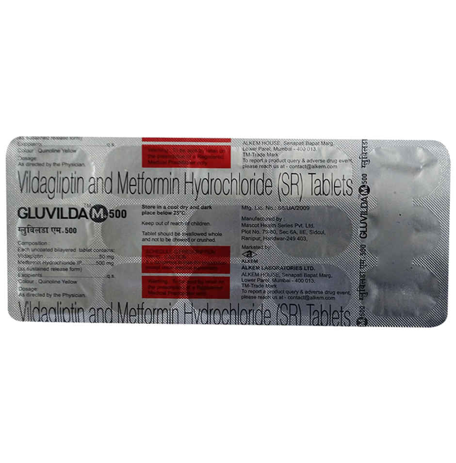 Gluvilda M+ 500 Tablet SR