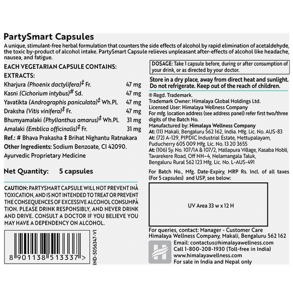 Himalaya Party Smart Capsules Combo