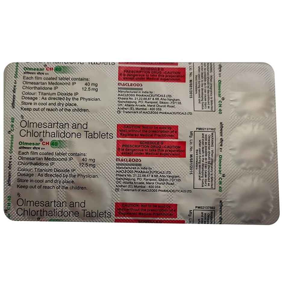 Olmesar CH 40 Tablet