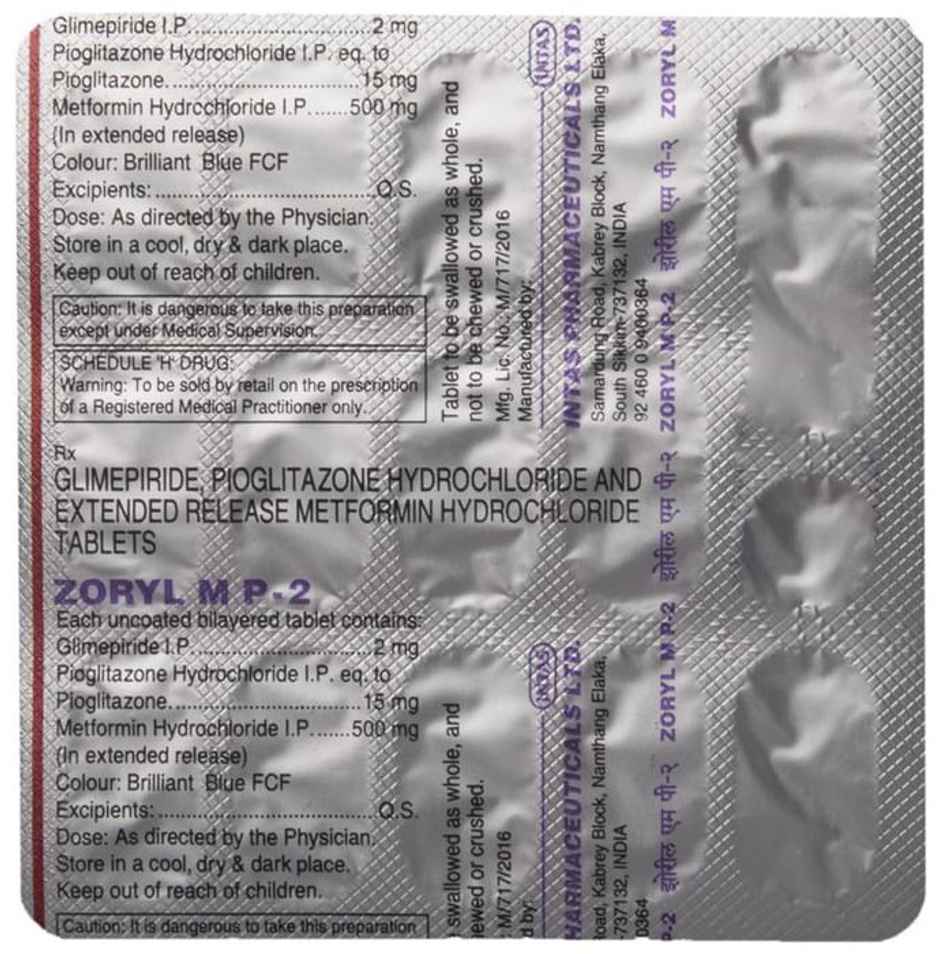 Zoryl MP-2 Tablet ER