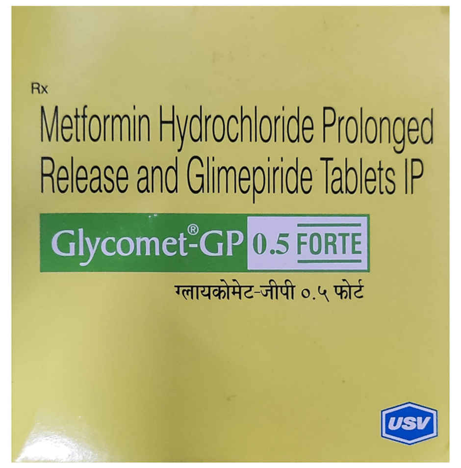 Glycomet-GP 0.5 Forte Tablet PR