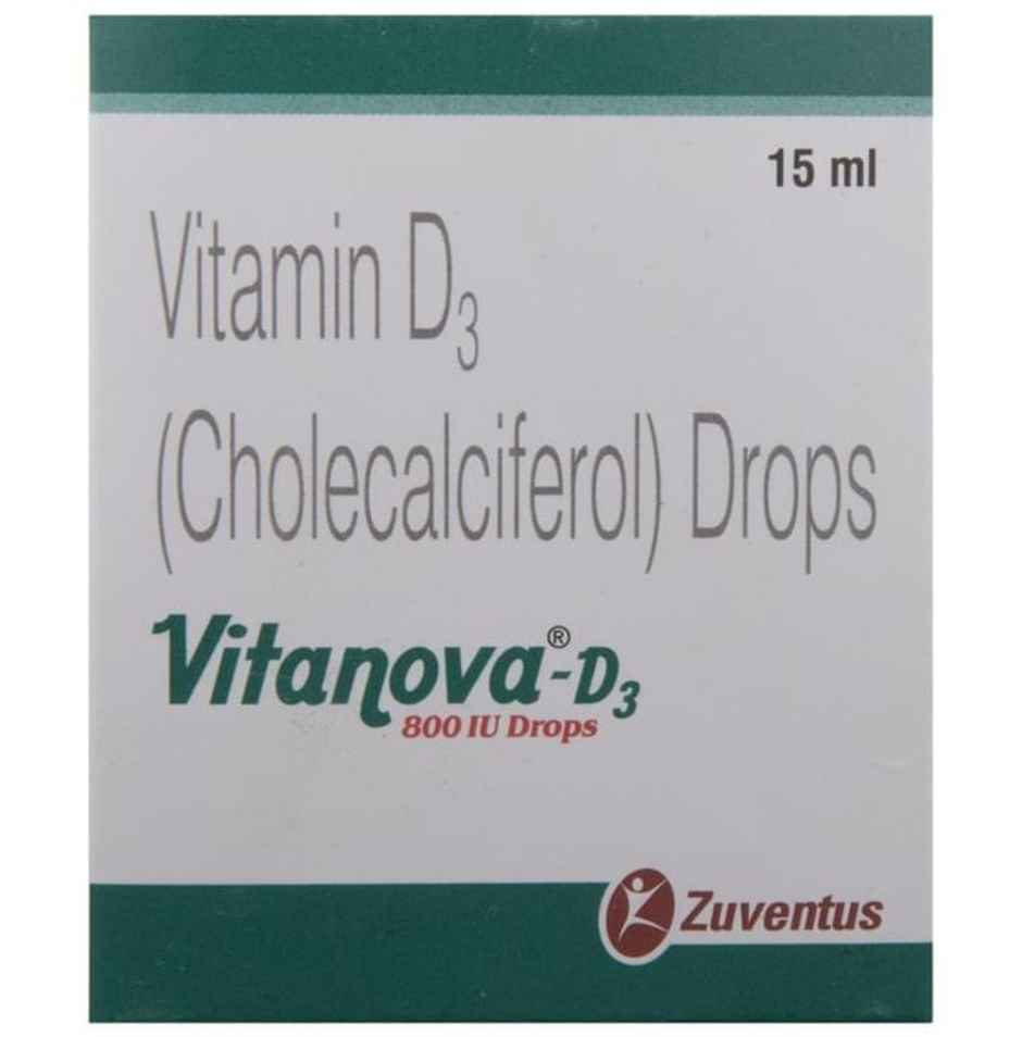 Vitanova-D3 800IU Vitamin D3 Drop