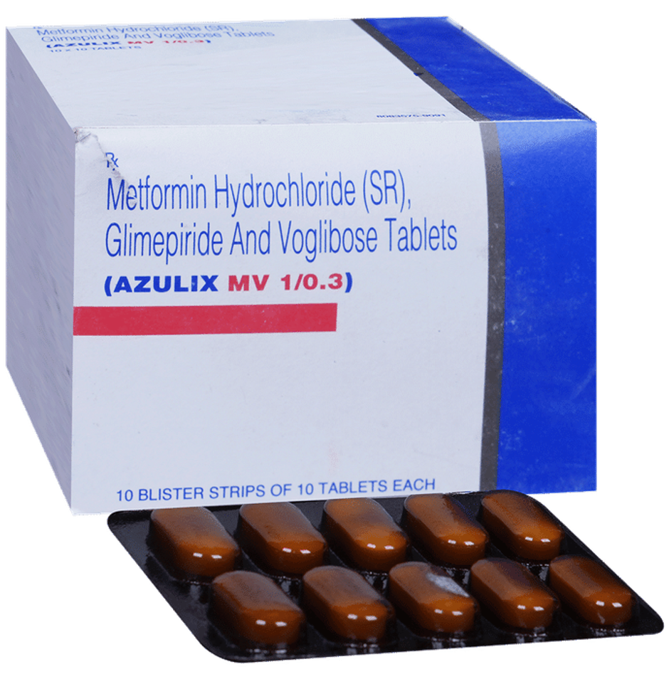 Azulix MV 1/0.3 Tablet SR