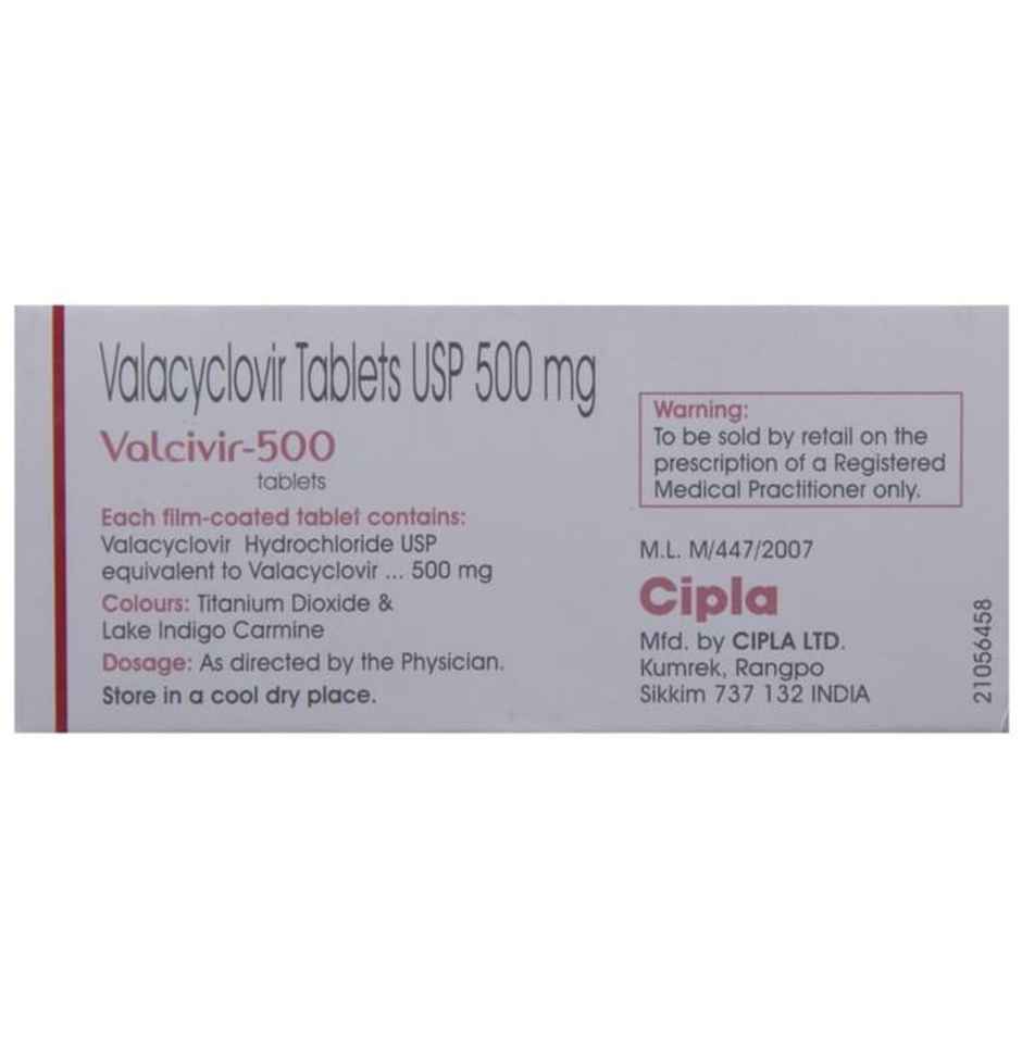 Valcivir-500 Tablet