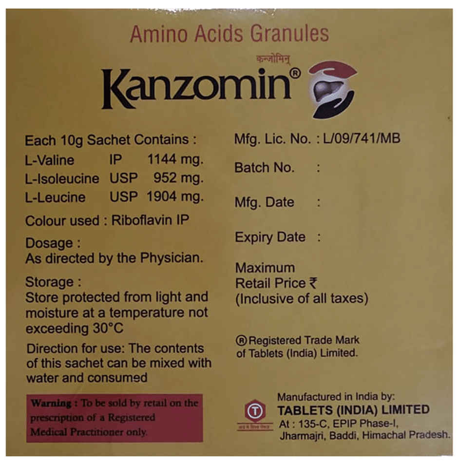 Kanzomin Strawberry Flavour Granules