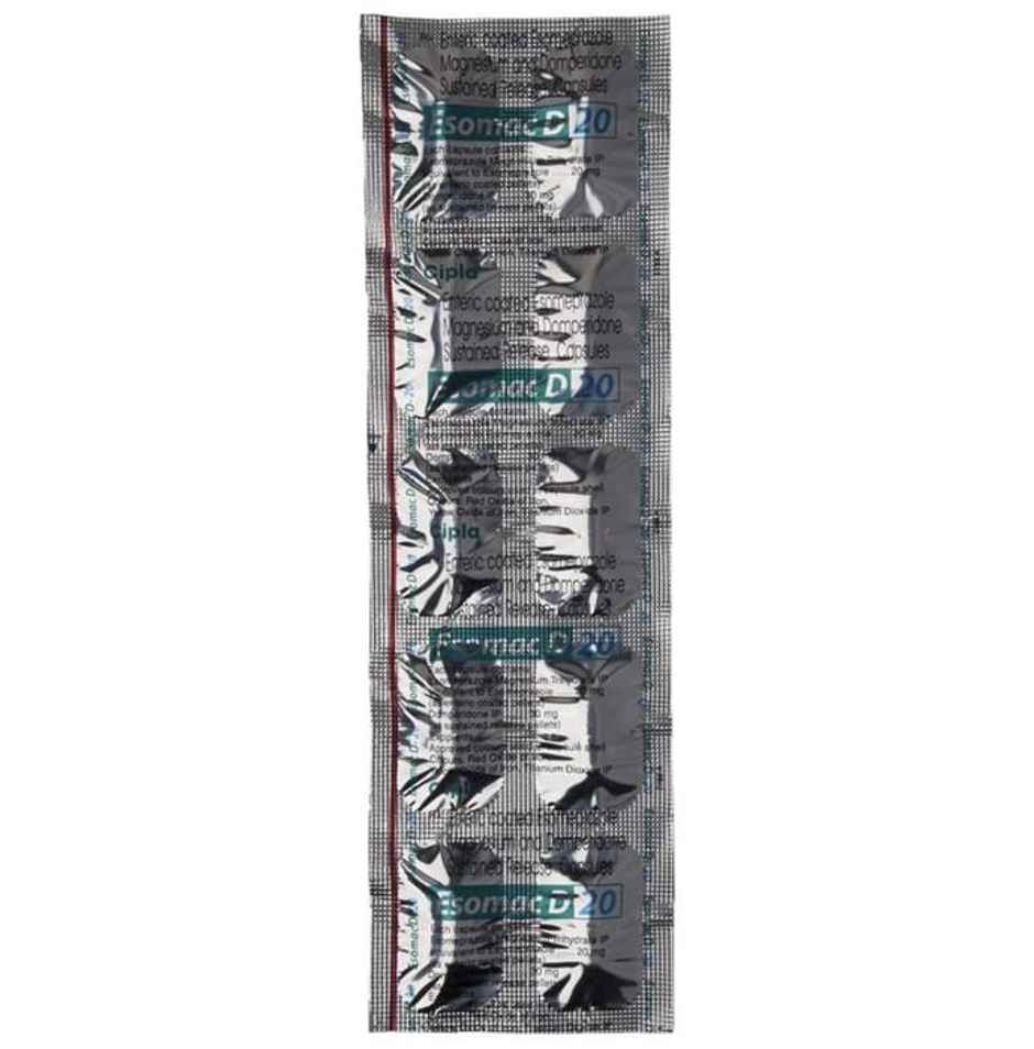 Esomac D 20 Capsules SR