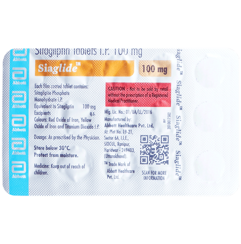 Siaglide 100mg Tablet