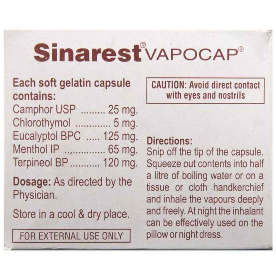 Sinarest Vapocap Inhalant Capsule