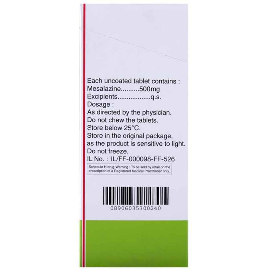 Pentasa 500mg Tablet PR