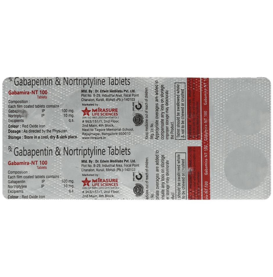 Gabamira-NT 100 Tablet