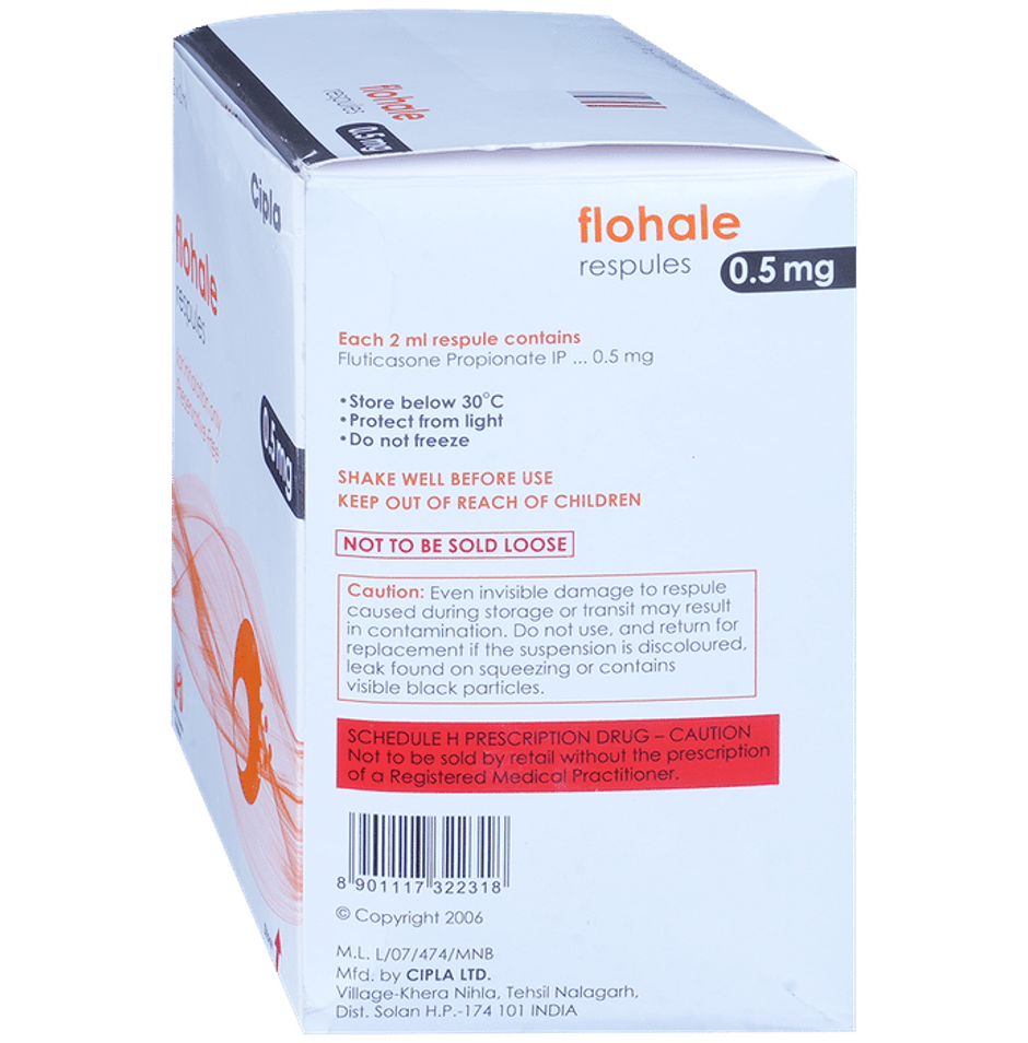 Flohale 0.5mg Respule