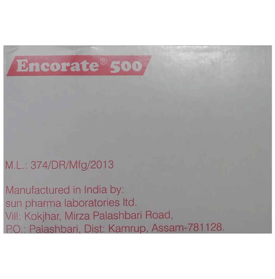 Encorate 500 Tablet