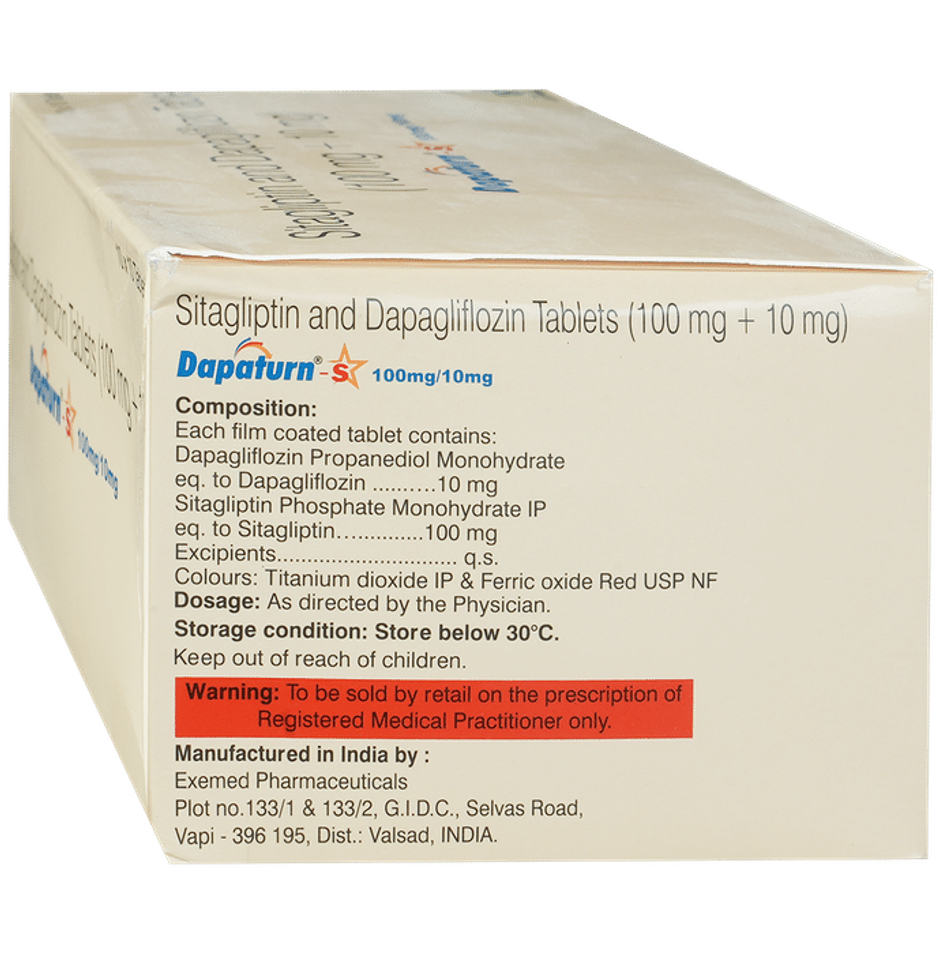 Dapaturn-S 100mg/10mg Tablet
