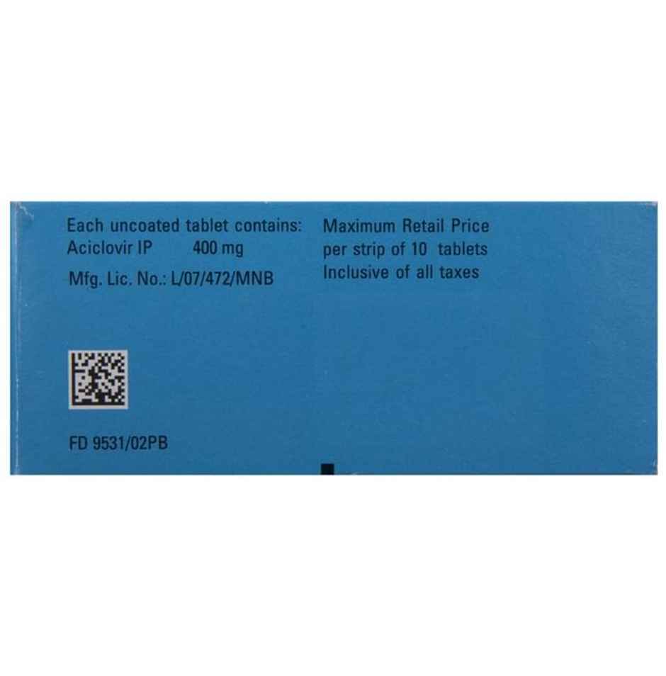 Zovirax 400mg Tablet