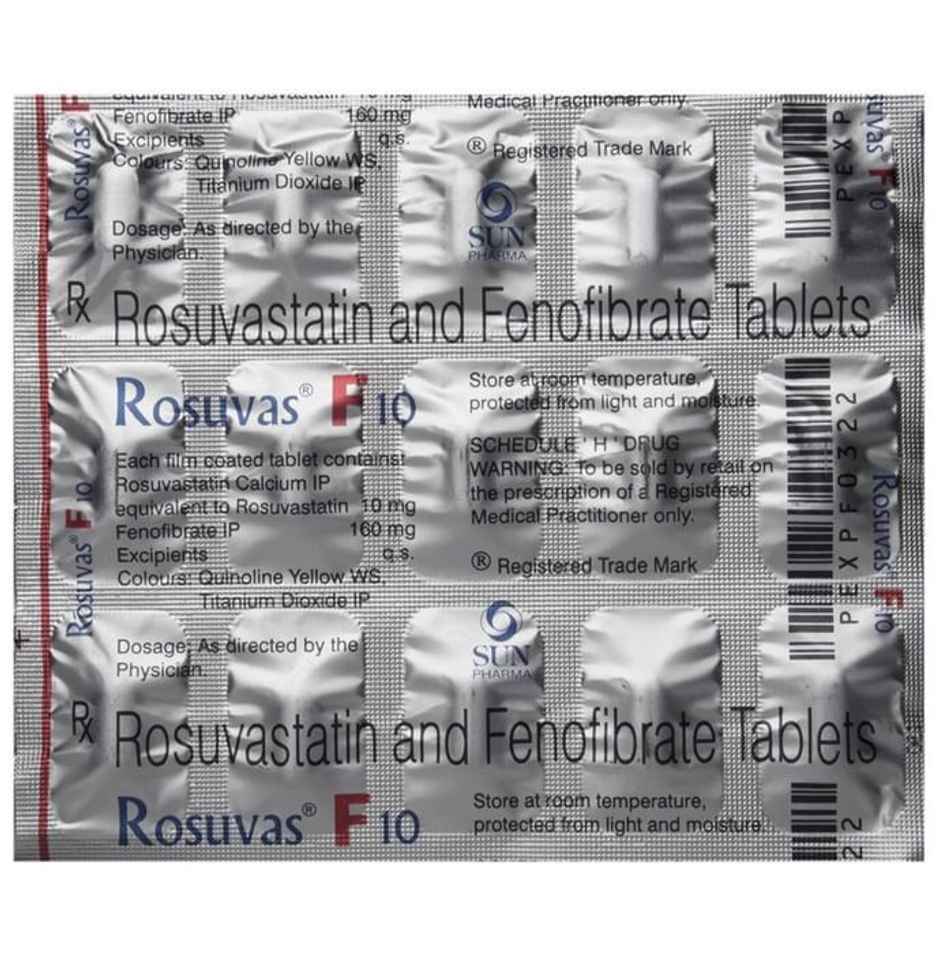 Rosuvas F 10 Tablet