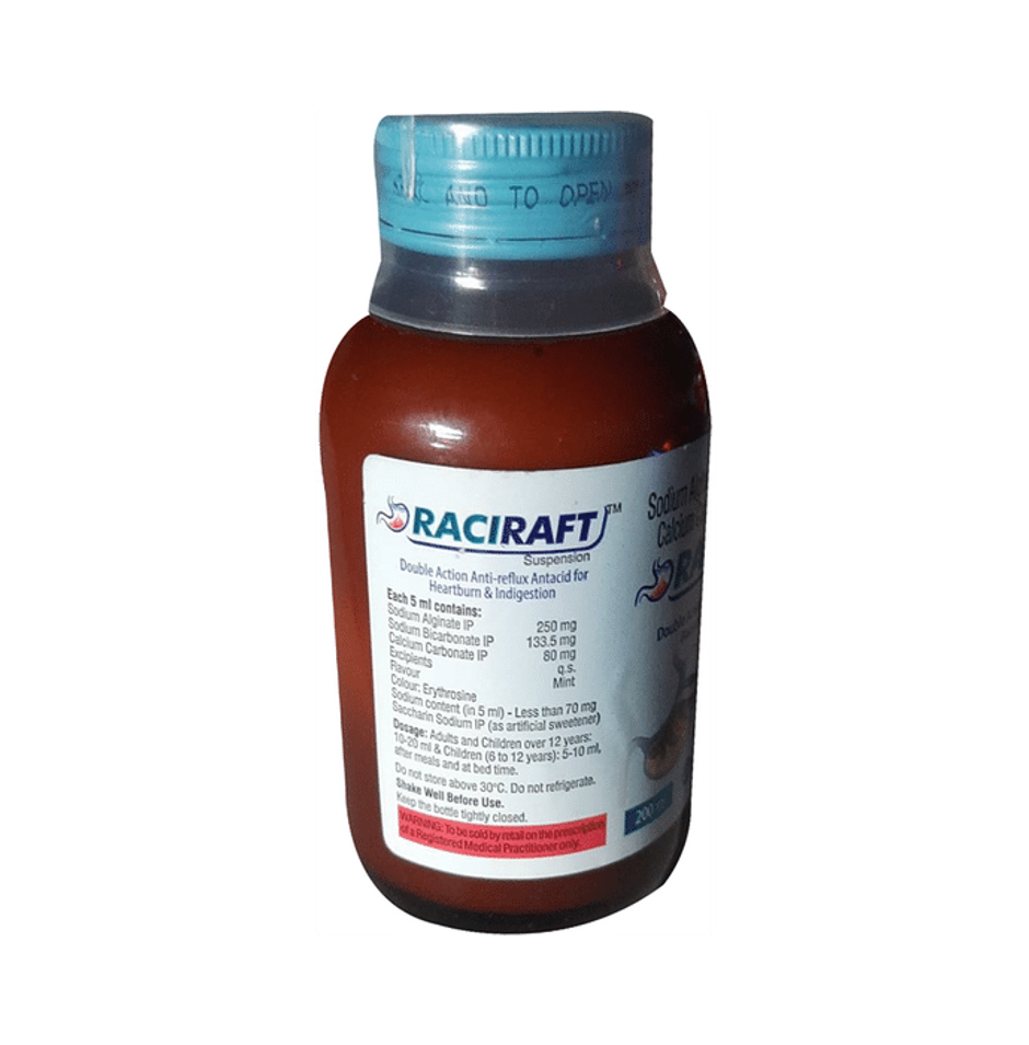 Raciraft Mint Flavour Sugar Free Oral Suspension 