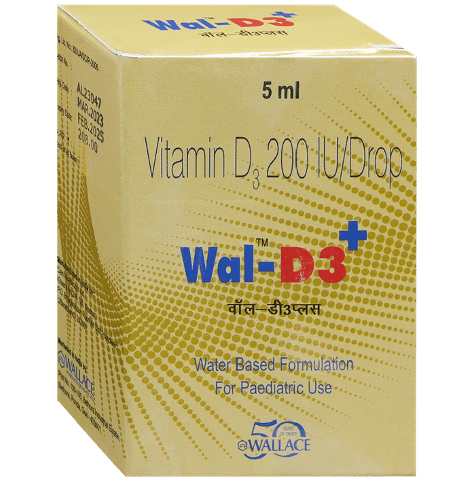 Wal-D3 Plus Vitamin D3 Oral Drop