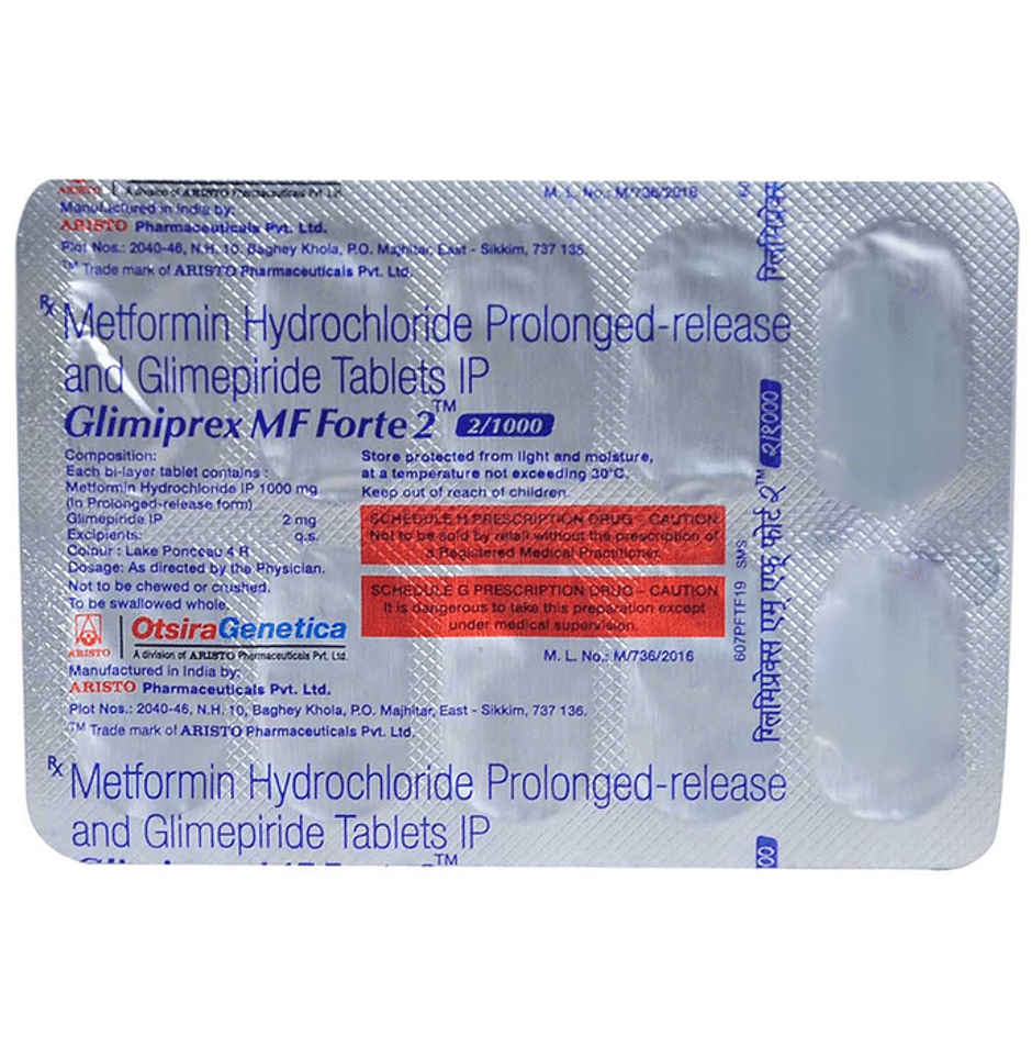 Glimiprex MF Forte 2 Tablet PR