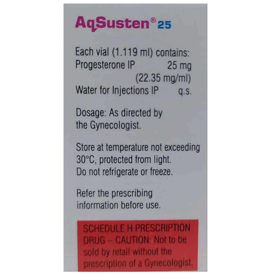 Aqsusten 25 Solution for Injection