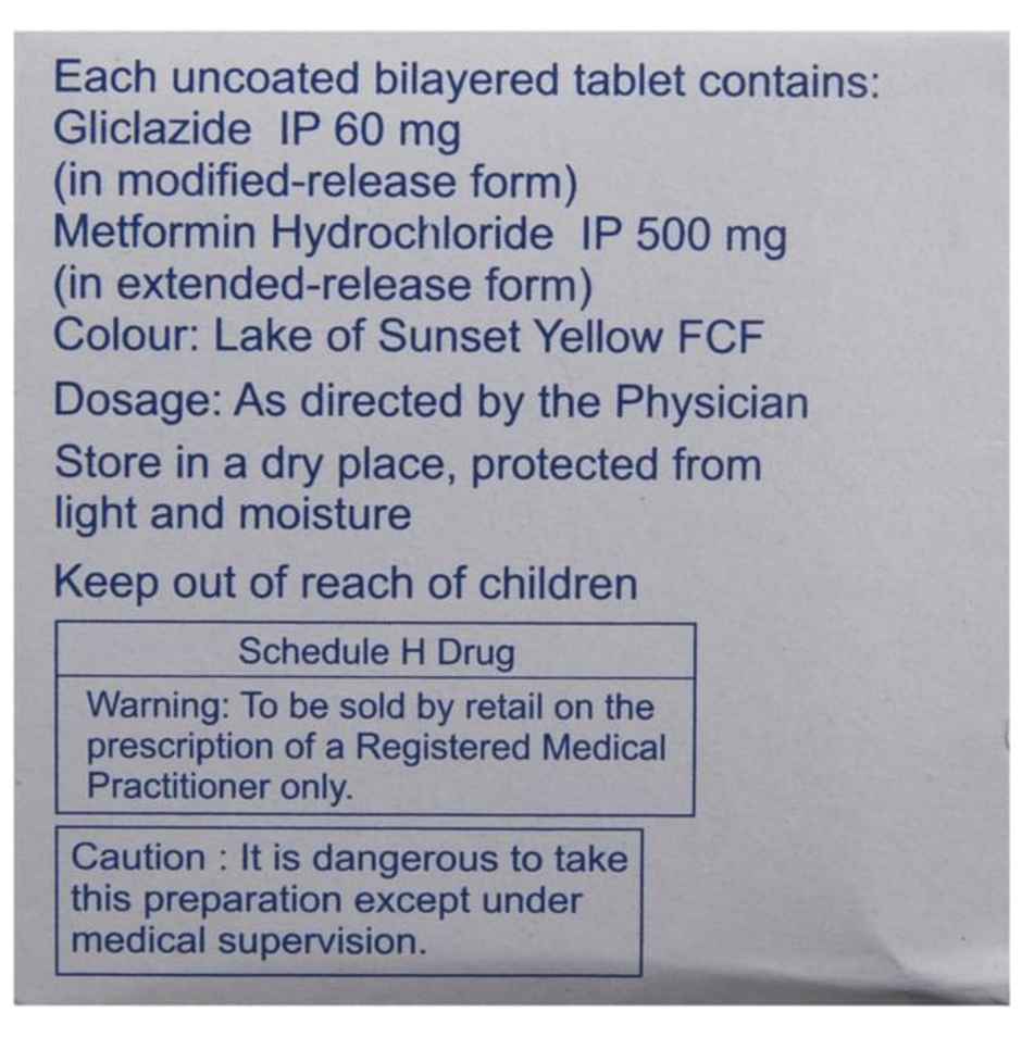 Glycinorm-M 60 OD Tablet ER