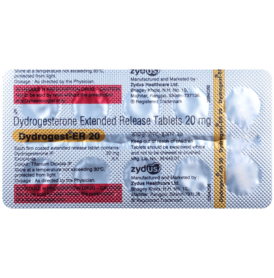 Dydrogest-ER 20 Tablet