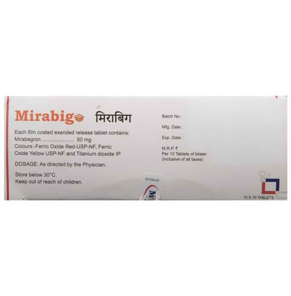 Mirabig 50mg Tablet ER