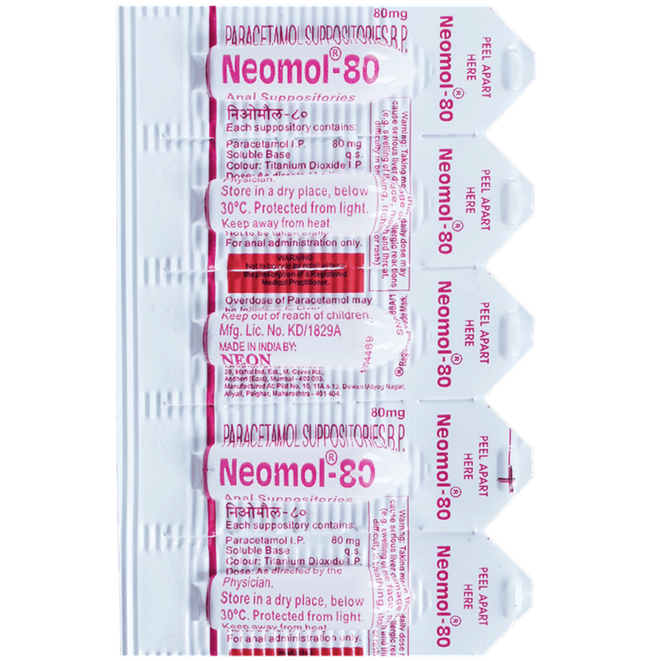Neomol-80 Anal Suppository