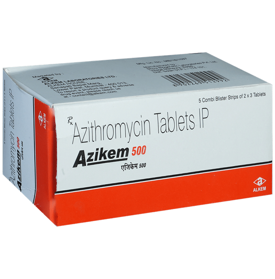 Azikem 500mg Tablet