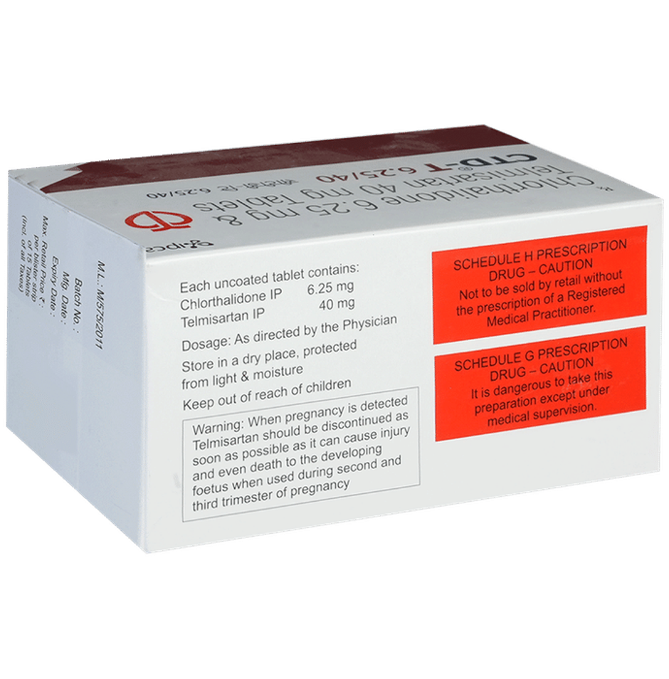 CTD-T 6.25/40 Tablet