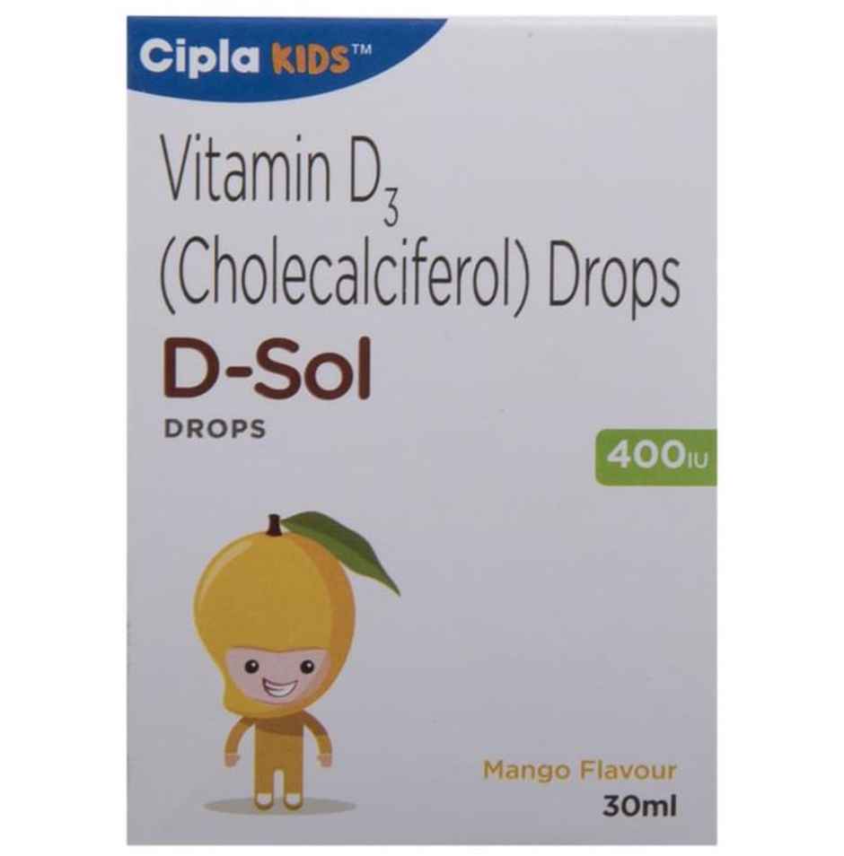 D-Sol 400IU Mango Flavour Drop