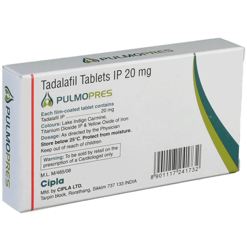 Pulmopres 20mg Tablet