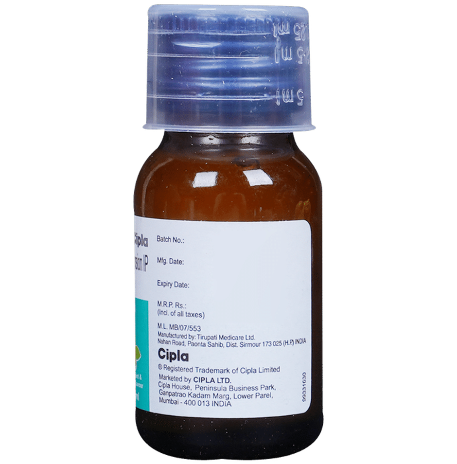 Azicip 200 Peppermint & Orange Flavour Oral Suspension