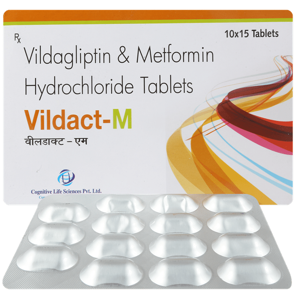 Vildact-M 500mg Tablet