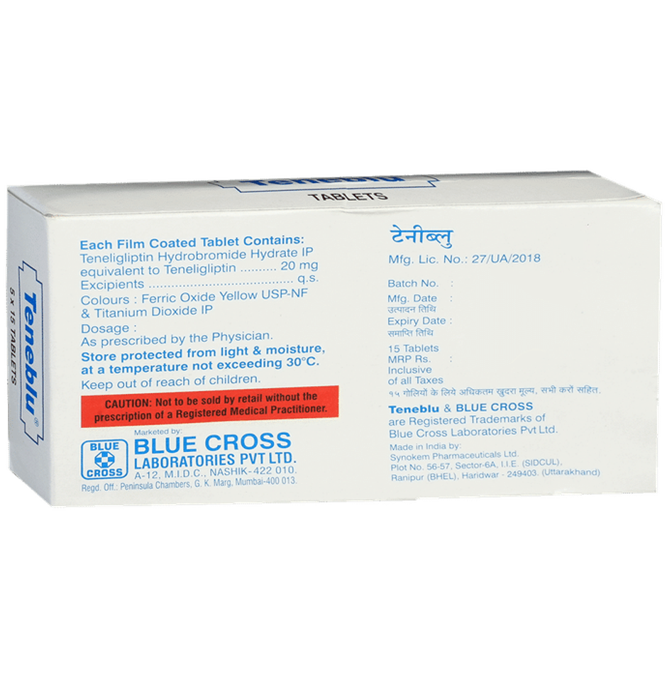 Teneblu 20mg Tablet
